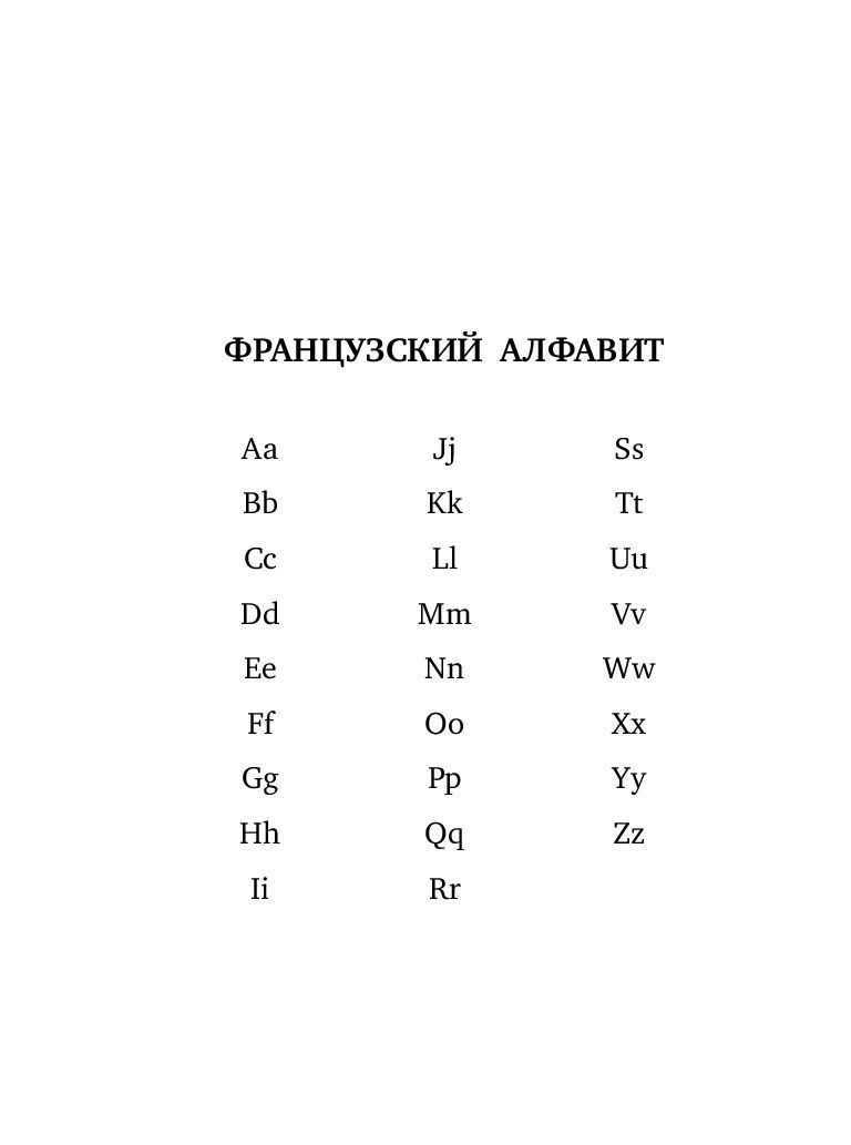 Перевод на французский с транскрипцией