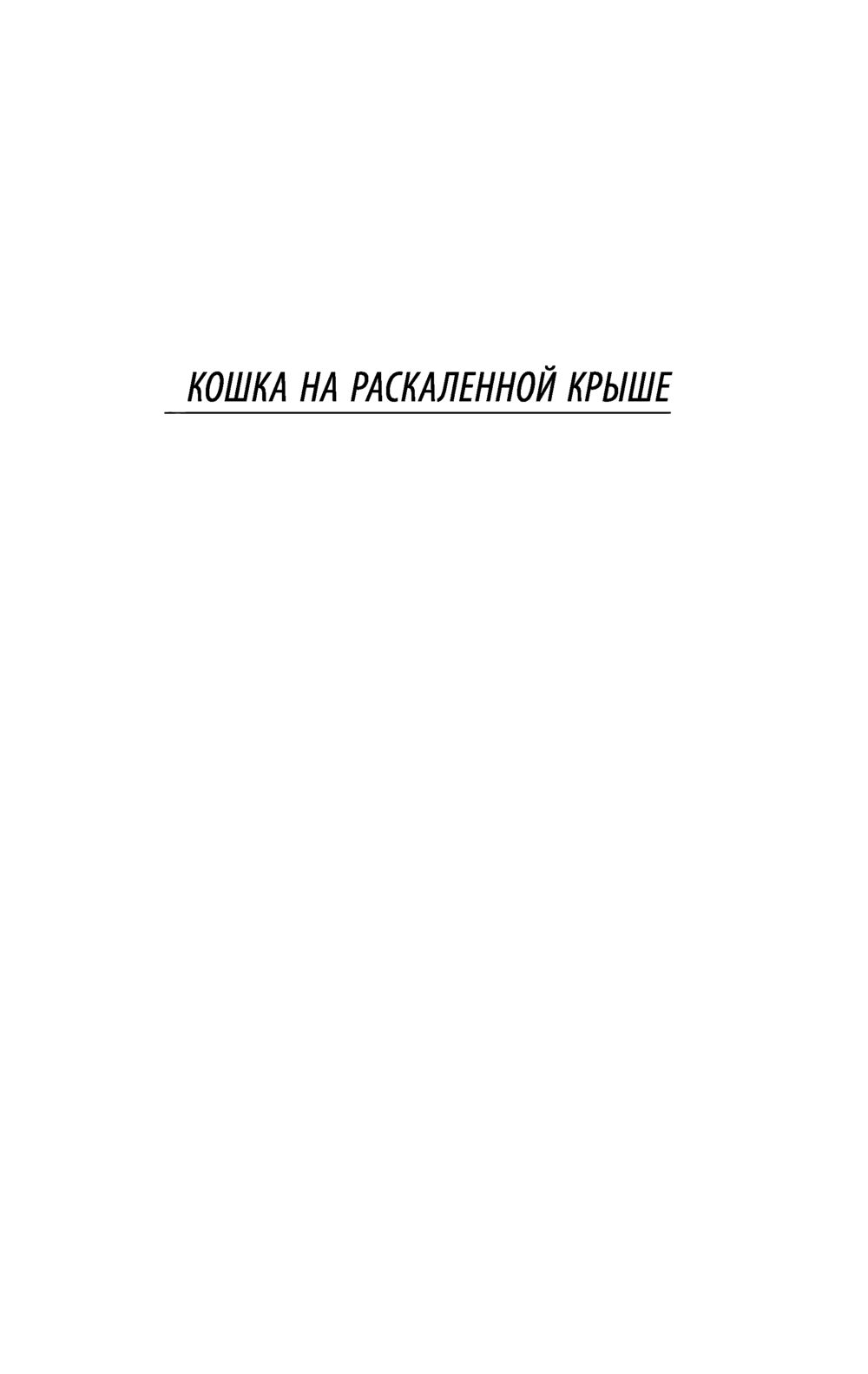 Теннесси уильямс кошка на раскаленной. Кошка на раскаленной крыше книга.
