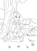 Сказочные принцессы. Большая раскраска — фото, картинка — 4