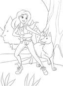 Сказочные принцессы. Большая раскраска — фото, картинка — 5