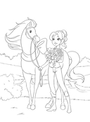 Сказочные принцессы. Большая раскраска — фото, картинка — 6