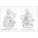 Урало-сибирская роспись. Раскраска с наклейками — фото, картинка — 2