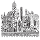 Моя осенняя прогулка. Раскраска — фото, картинка — 4