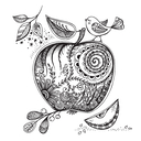 Моя осенняя прогулка. Раскраска — фото, картинка — 7