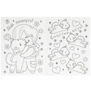 Kawaii щеночки. Раскраска — фото, картинка — 3