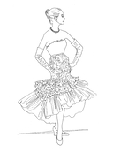 VOGUE. Альбом для раскрашивания (голубой) — фото, картинка — 8