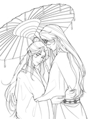 Маньхуа. Раскраска по мотивам китайских новелл — фото, картинка — 1