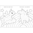 Раскраска для точечных маркеров. Выпуск 4. Единорог — фото, картинка — 3