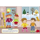 Времена года. Одень малышей. Многоразовые наклейки для малышей — фото, картинка — 2