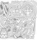 Нех*р делать. Раскраска-головоломка для самых умных — фото, картинка — 4