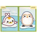 Зоопарк. Первая раскраска с цветным контуром — фото, картинка — 3