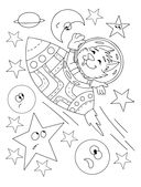 Отважные Котсмонавты и другие космически милые пушистики. Раскраска — фото, картинка — 6