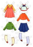 Вырежи куклу аниме. Малышки — фото, картинка — 2