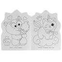 Раскраска. Кавайная единорожка — фото, картинка — 2