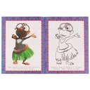 Художник Буба. Раскраска по образцу — фото, картинка — 1