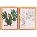 Художник Буба. Раскраска по образцу — фото, картинка — 2