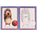 Художник Буба. Раскраска по образцу — фото, картинка — 3