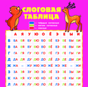 Плакат-репетитор. Тренажер по чтению. Складываем слоги в слова — фото, картинка — 2