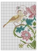 Декоративное вышивание по канве по мотивам рисунков Уильяма Морриса — фото, картинка — 3