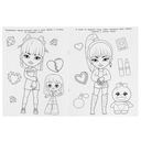 Чёрно-розовые звёзды. Чудо-раскраска — фото, картинка — 2