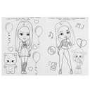 Чёрно-розовые звёзды. Чудо-раскраска — фото, картинка — 3