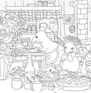 Увлекательные истории лесных зверят. Раскрашиваем приключения очаровательных пушистиков — фото, картинка — 4