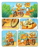 Тим учится кататься на велосипеде — фото, картинка — 5