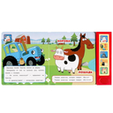 На ферме. Синий трактор — фото, картинка — 1