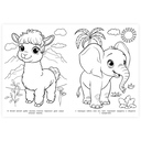 Капибары и их друзья. Раскраска — фото, картинка — 1