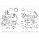 Капибары и их друзья. Раскраска — фото, картинка — 2