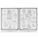 Раскраска. Модный показ. Аниме. Главные тренды — фото, картинка — 1