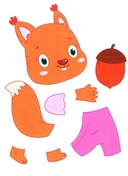 Лесные животные: книжка-картинка с аппликацией — фото, картинка — 1