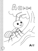 Английский алфавит. Азбука-раскраска — фото, картинка — 2