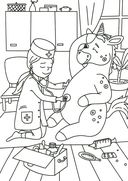 Раскраска. Сказочные единороги — фото, картинка — 1