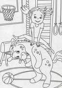 Раскраска. Сказочные единороги — фото, картинка — 3