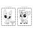 Забавные питомцы. Раскраска по номерам — фото, картинка — 1