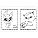 Забавные питомцы. Раскраска по номерам — фото, картинка — 3