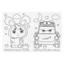 Весёлый автобус. Бомбическая раскраска — фото, картинка — 2