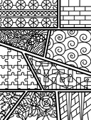 Гипнотические Зентанглы. Раскраска-антистресс для внутреннего равновесия — фото, картинка — 3