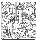 Я котик, ты котик. Антистресс-раскраска — фото, картинка — 12