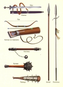 Богатыри (12 картинок с текстом, в папке, А5) — фото, картинка — 1