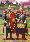 Богатыри (12 картинок с текстом, в папке, А5) — фото, картинка — 9