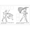 Раскраска с наклейками. Для мальчиков. Гладиаторы — фото, картинка — 2