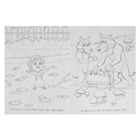 Маша и медведь. Грибной дождь. Раскраска на изи — фото, картинка — 2