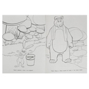 Маша и медведь. Грибной дождь. Раскраска на изи — фото, картинка — 3