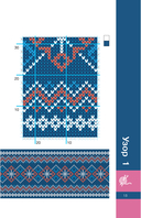 Скандинавские узоры спицами. Жаккард — фото, картинка — 5